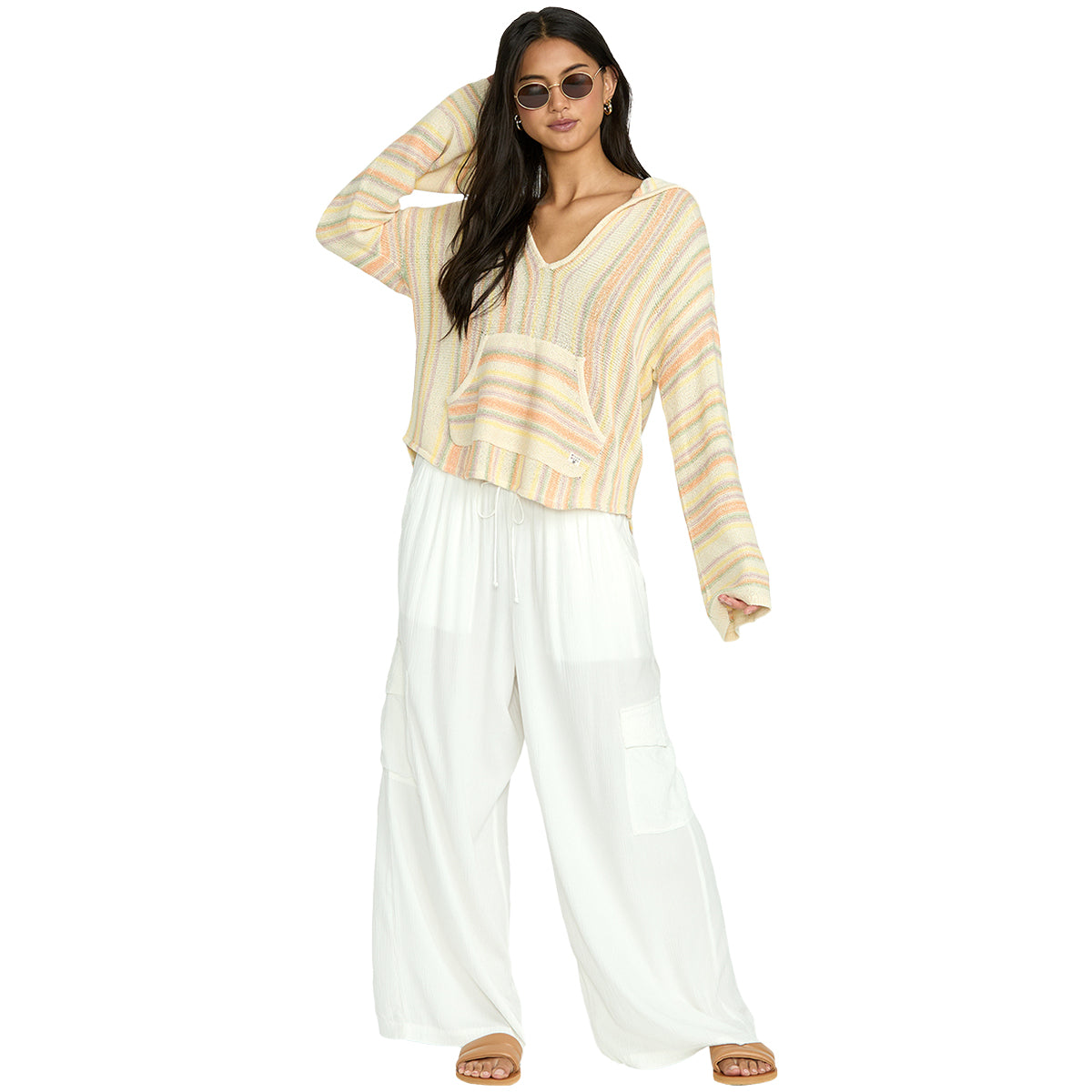Billabong Women's Baja Beach Hooded Pullover Sweater