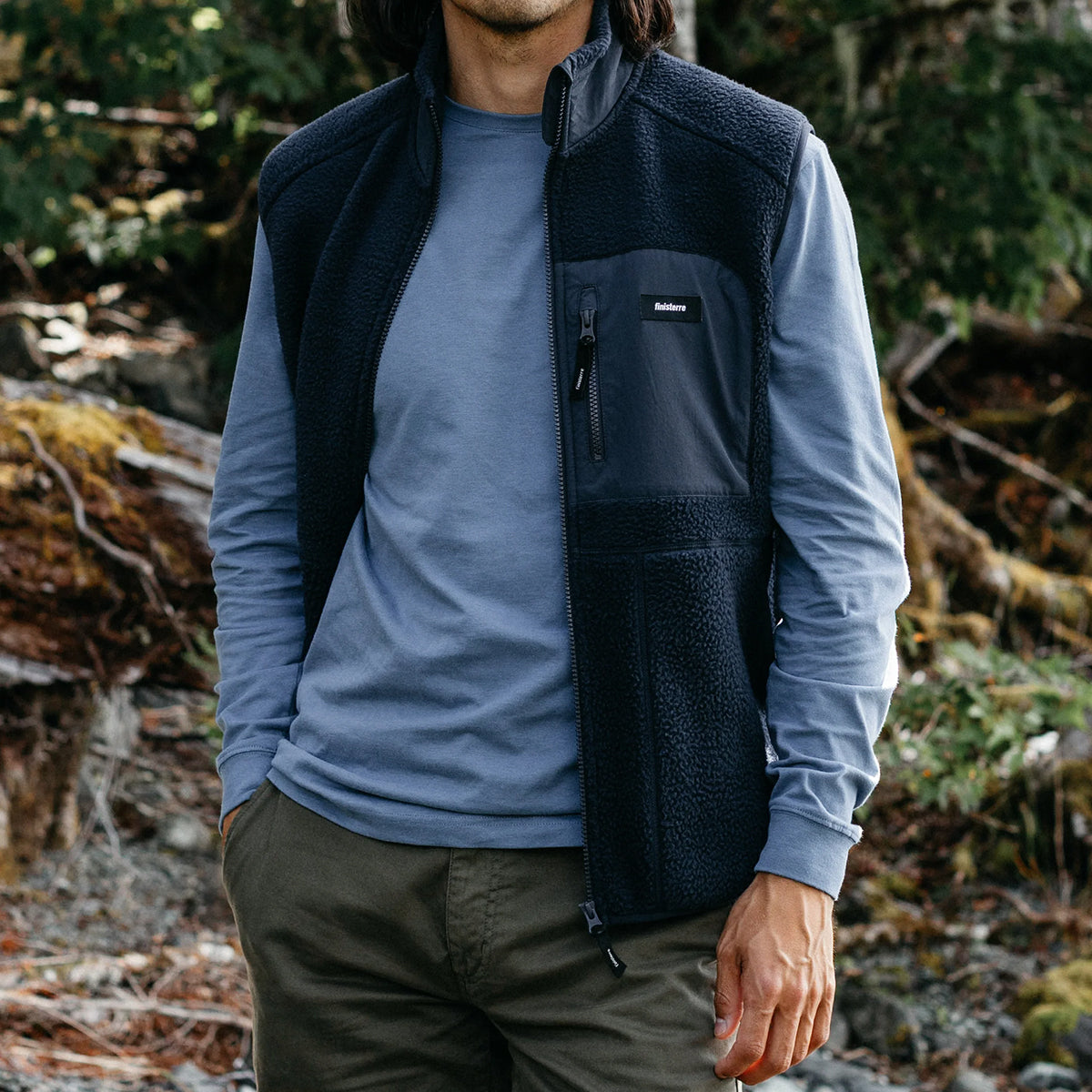 Finisterre Bolster Fleece Zip Vest