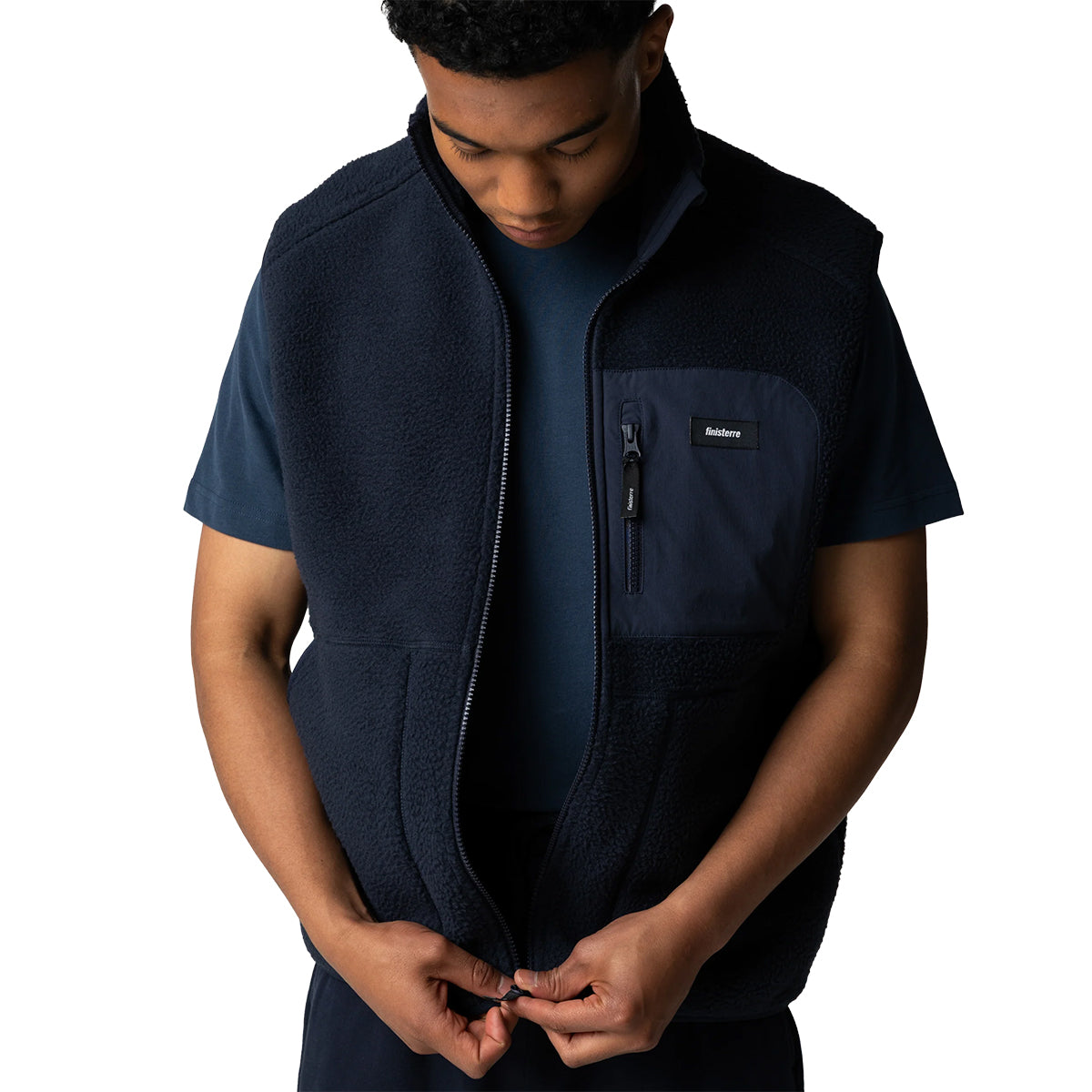 Finisterre Bolster Fleece Zip Vest