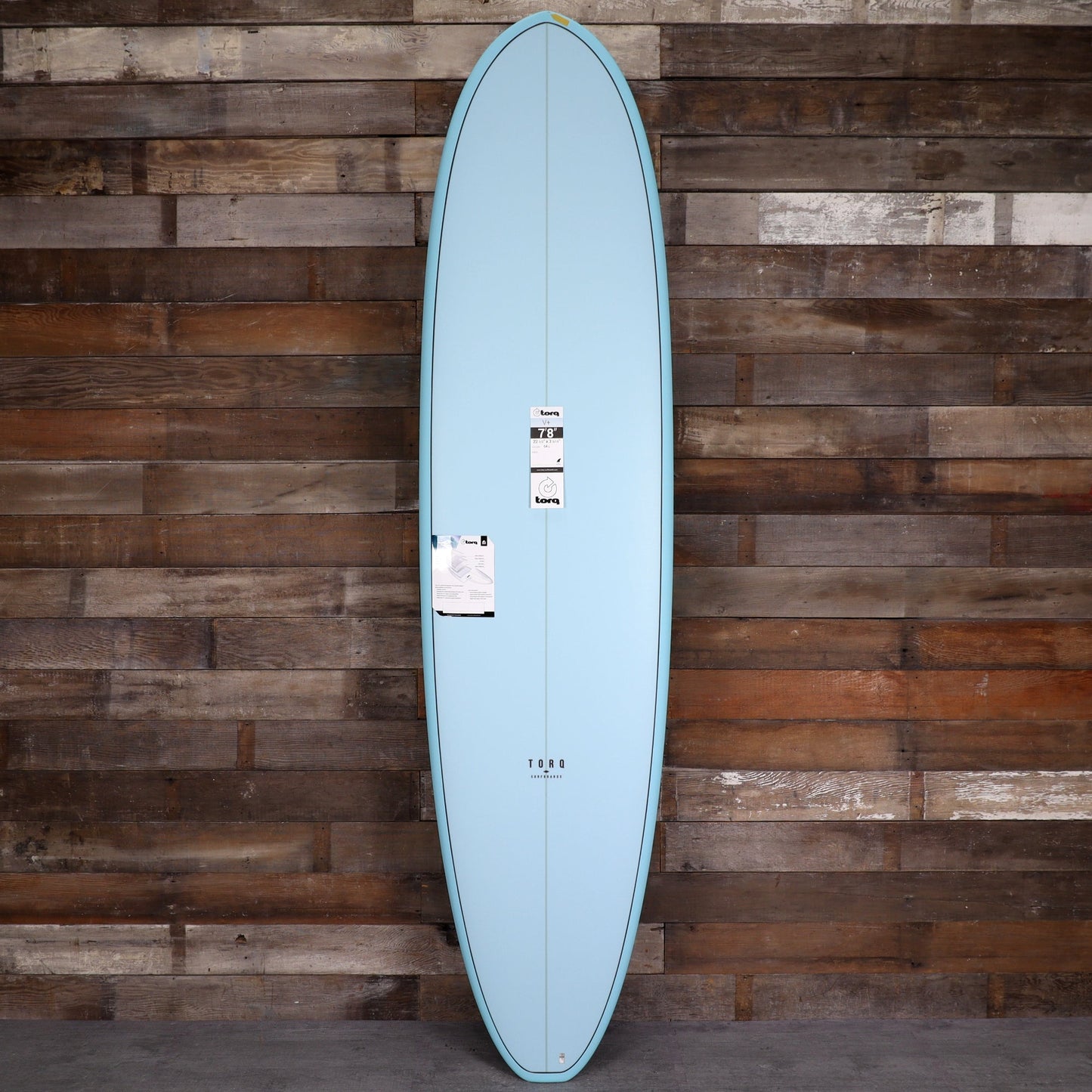 Torq Mod Fun V+ TET 7'8 x 22 ½ x 3 3/16 Surfboard - Blue Pattern • DAMAGED