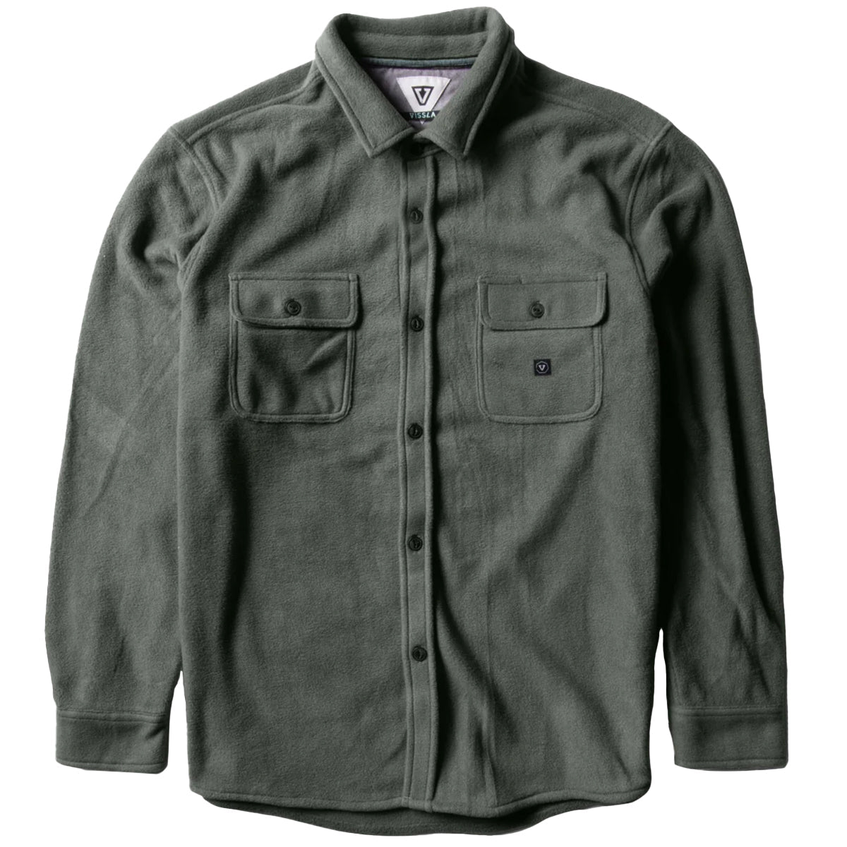 Vissla Eco-Zy Polar Long Sleeve Button-Up Flannel Shirt