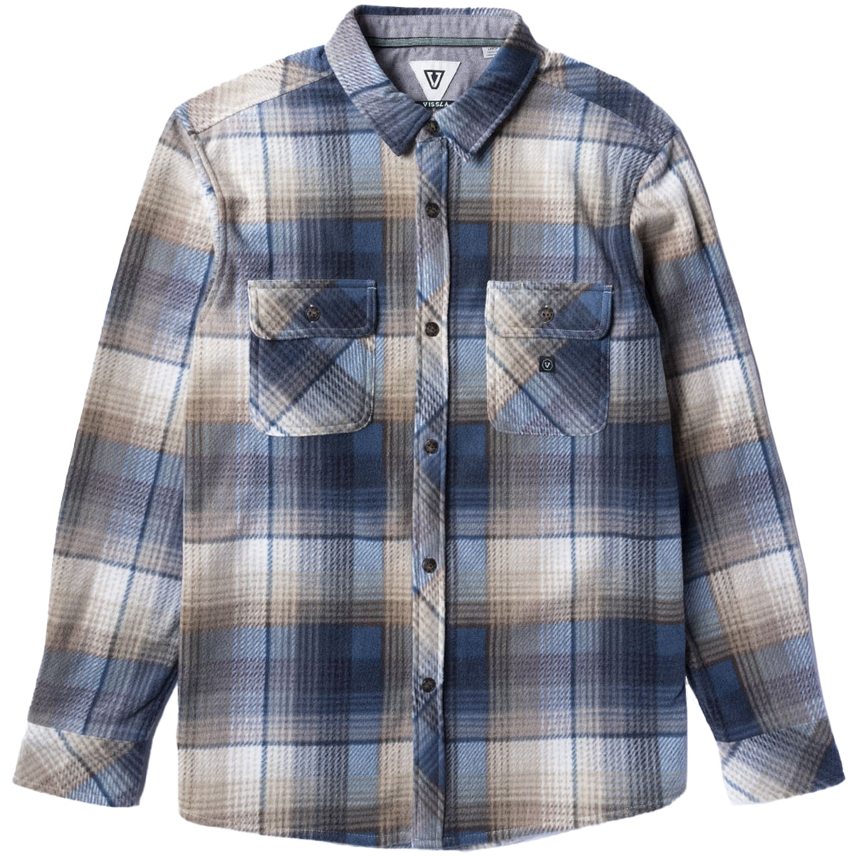 Vissla Eco-Zy Polar Long Sleeve Button-Up Flannel Shirt