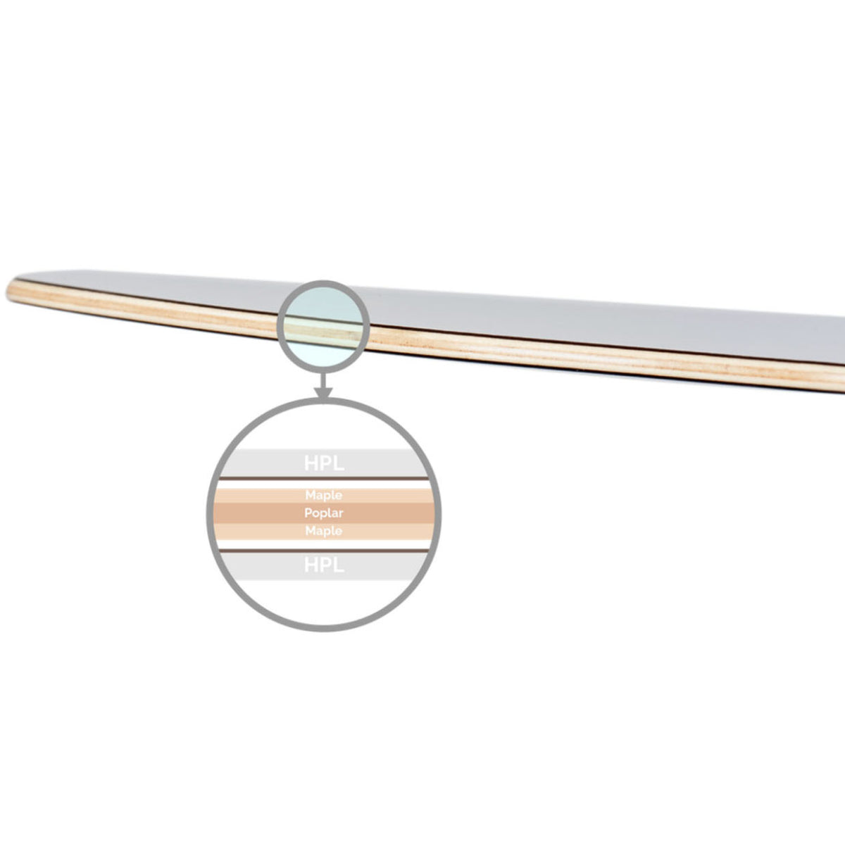 DB Skim Co. Plank Proto Skimboard
