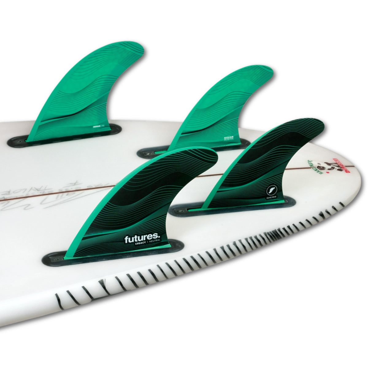 Futures Fins F6 Legacy Honeycomb Tri-Quad Fin Set
