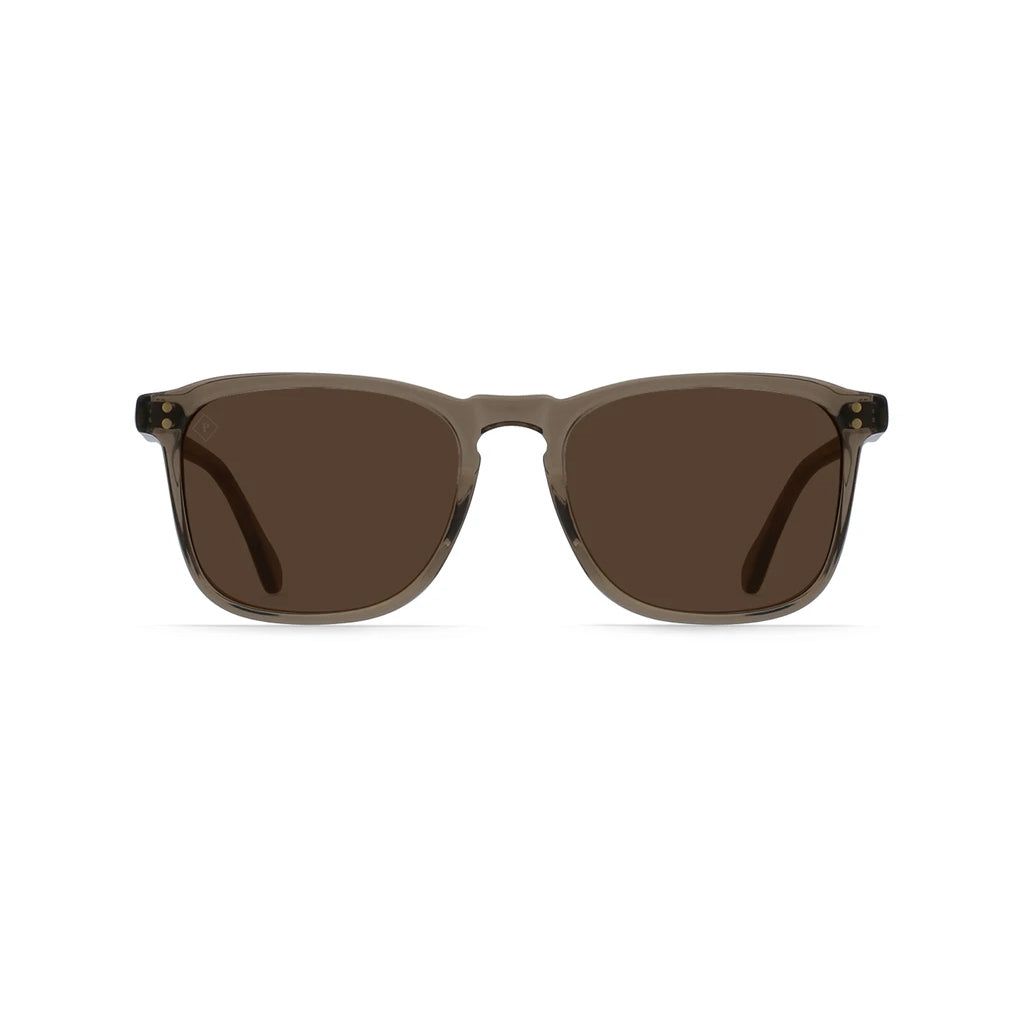 RAEN Wiley Polarized Sunglasses - Ghost/Vibrant Brown