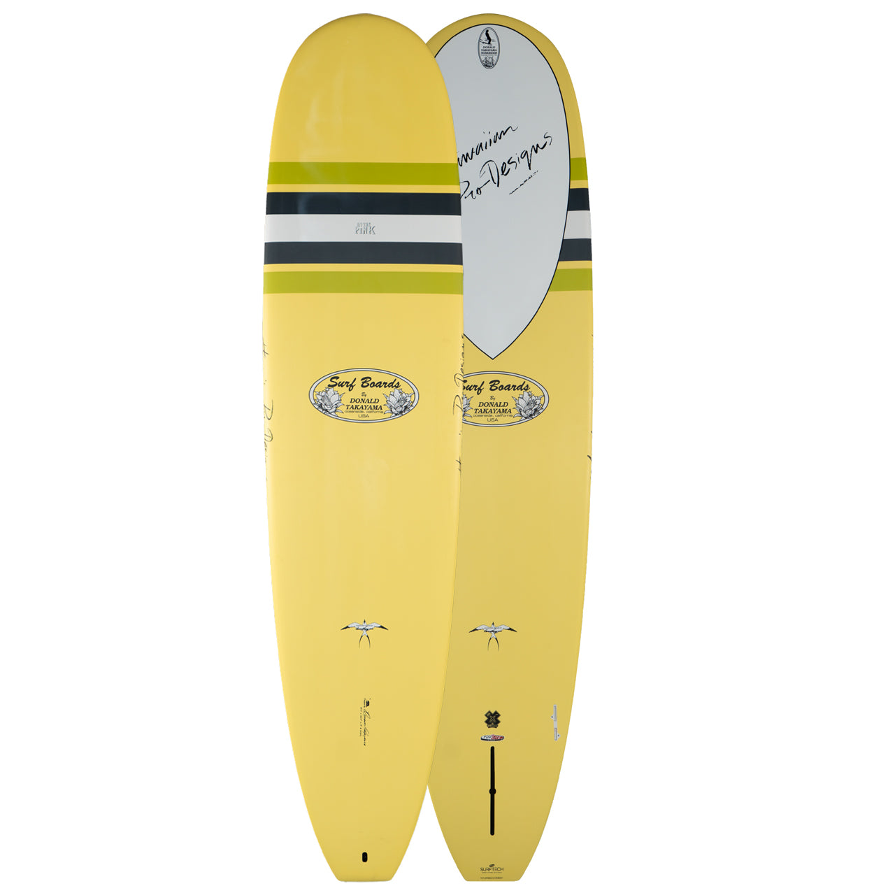 Donald Takayama In the Pink Tuflite Surfboard
