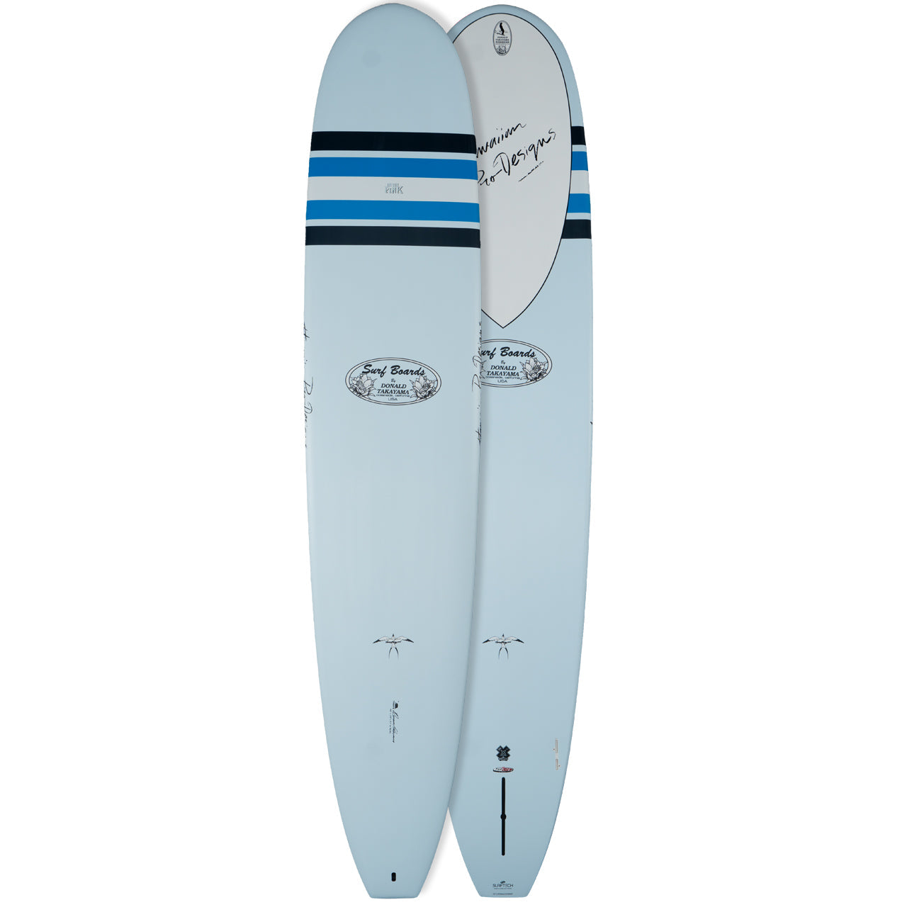 Donald Takayama In the Pink Tuflite Surfboard
