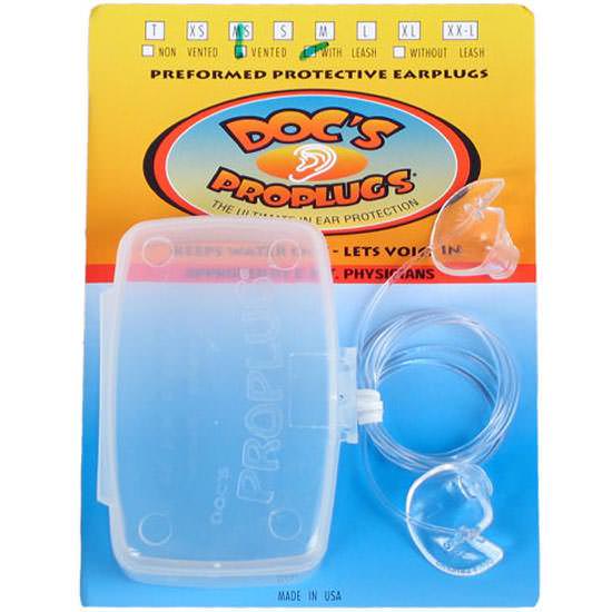 Doc's Proplugs Vented with Leash Ear Plugs