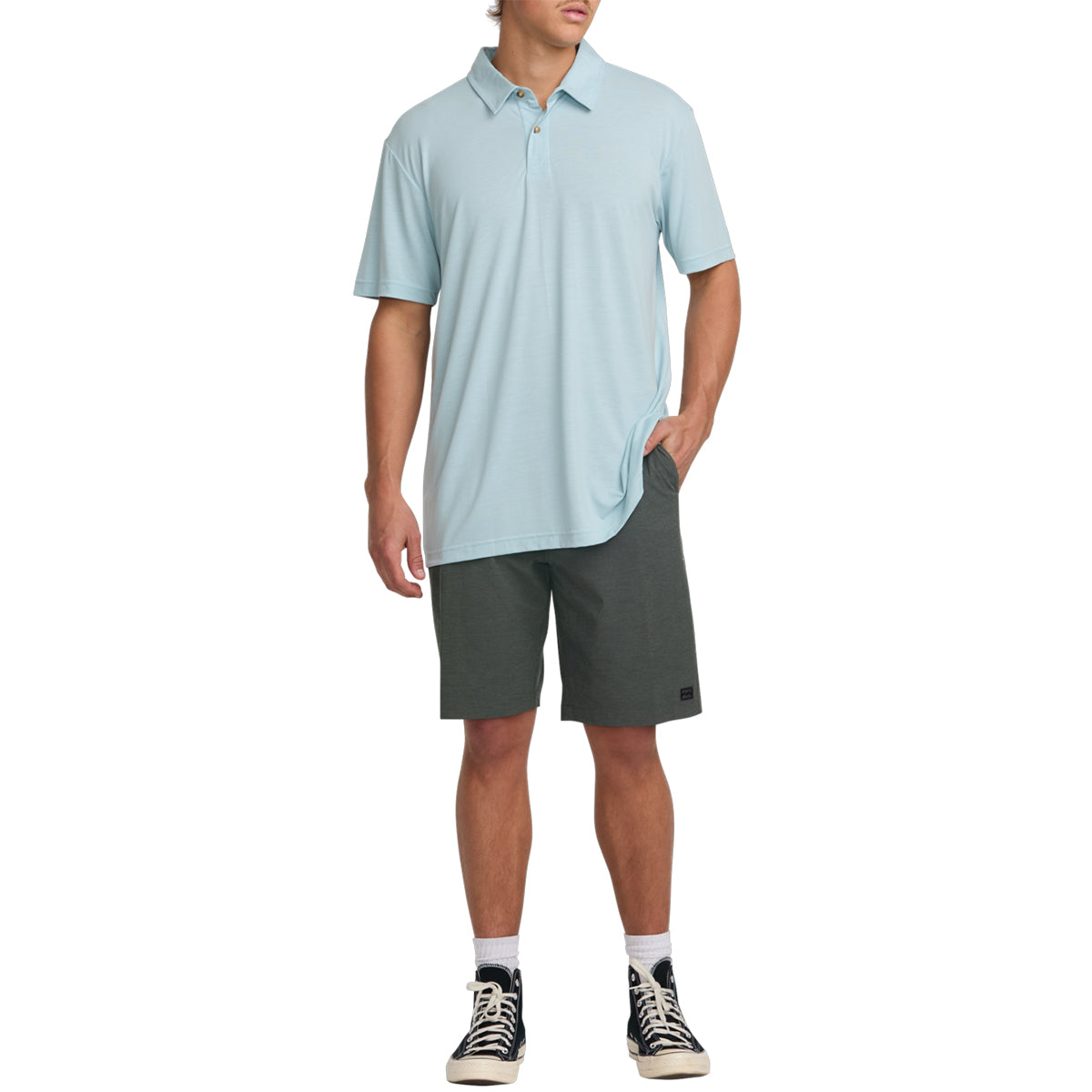 Billabong Crossfire Submersible Hybrid 21" Shorts - Asphalt