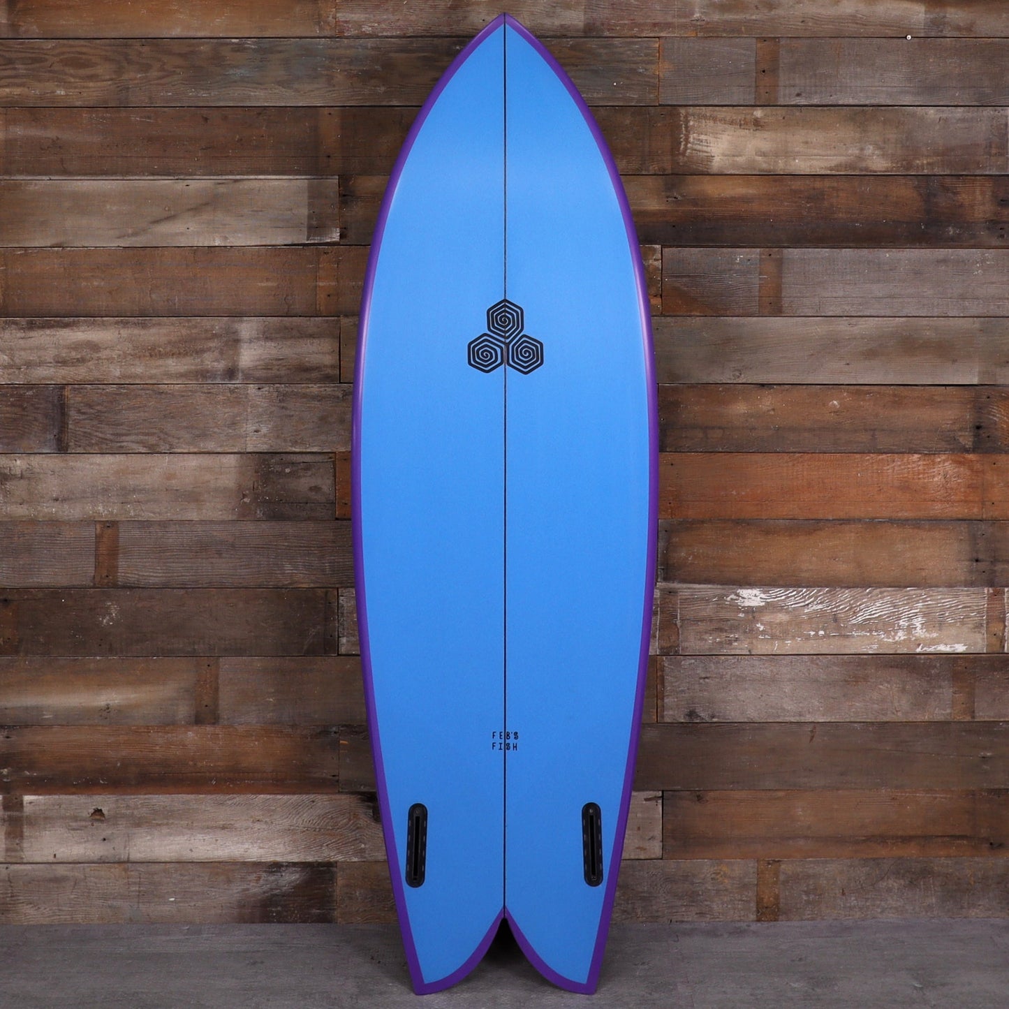 Channel Islands Feb's Fish 5'7 x 20 ½ x 2 7/16 Surfboard - Blue/Purple