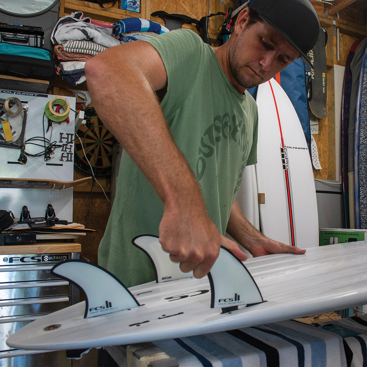 FCS II Harley Ingleby Mid PC + Aircore Tri-Quad Fin Set