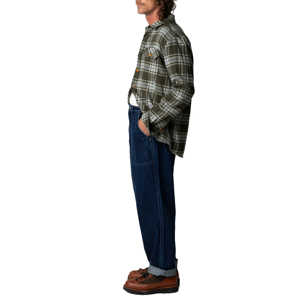 Finisterre Beardsmore Long Sleeve Button-Up Shirt