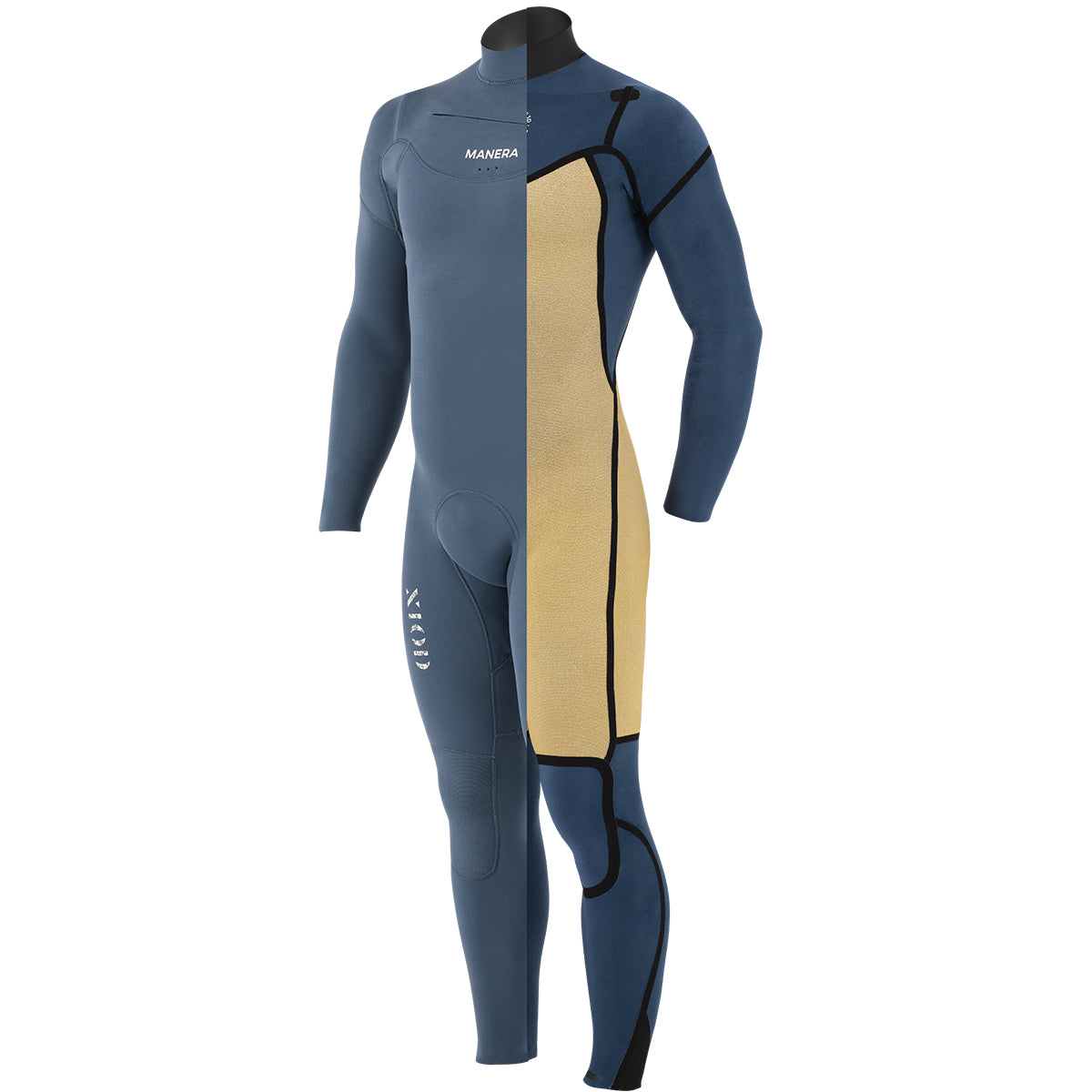 Manera X10D Meteor 4/3 Chest-Zip Wetsuit