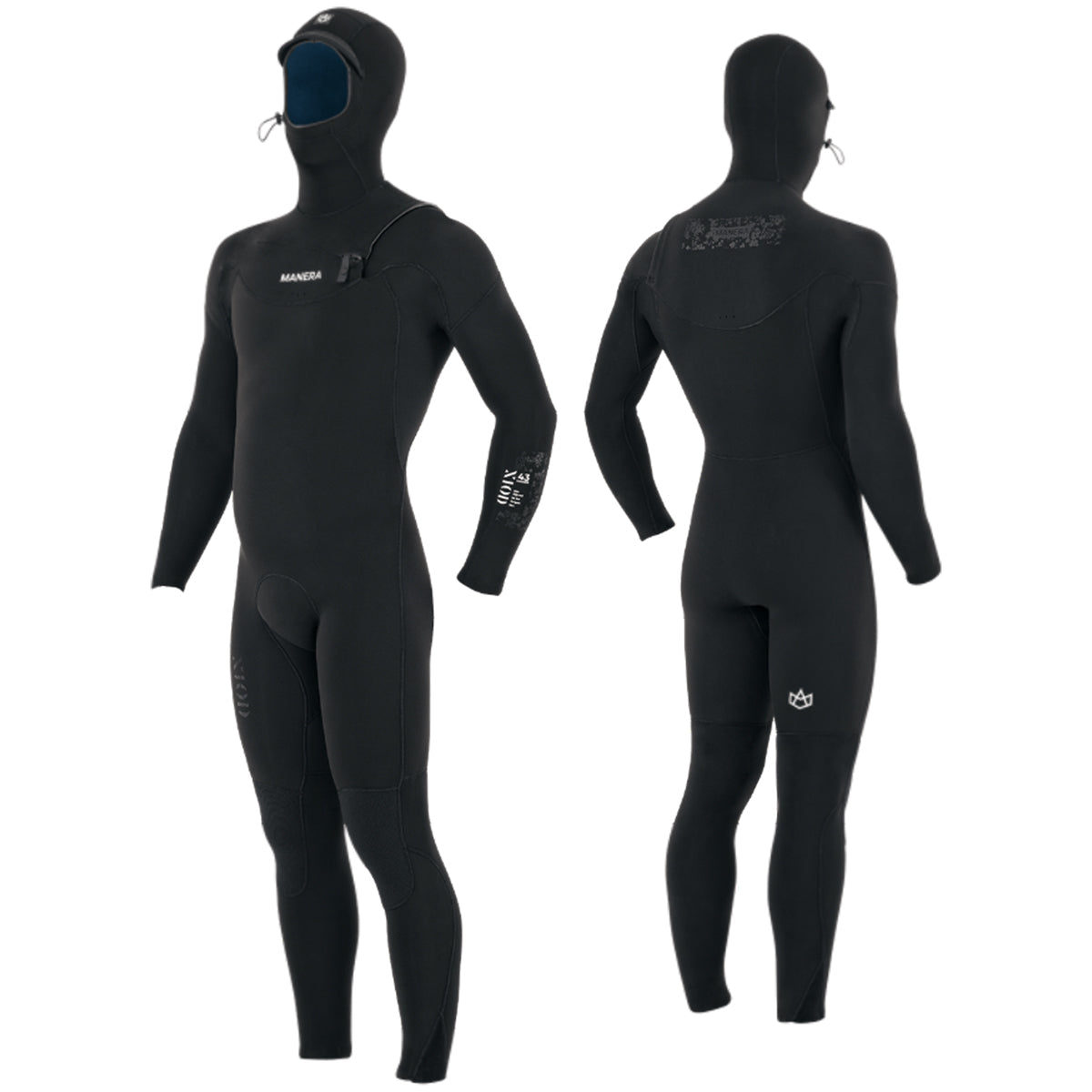 Manera X10D Meteor 4/3 Hooded Chest-Zip Wetsuit