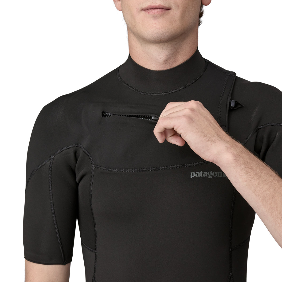 Patagonia Yulex Regulator Lite 2mm Short Sleeve Chest-Zip Spring Wetsuit