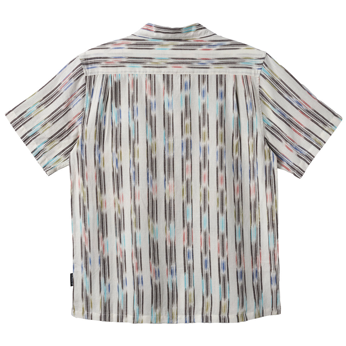 Quiksilver Space Dye Casual Short Sleeve Button-Up Shirt