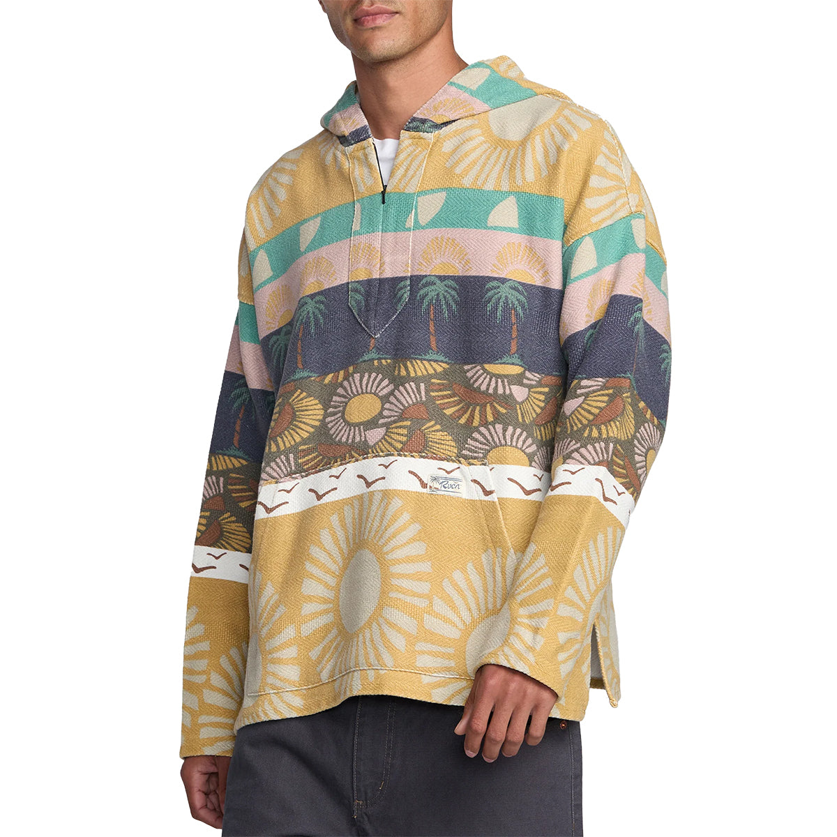 RVCA Exotica Poncho Pullover Hoodie