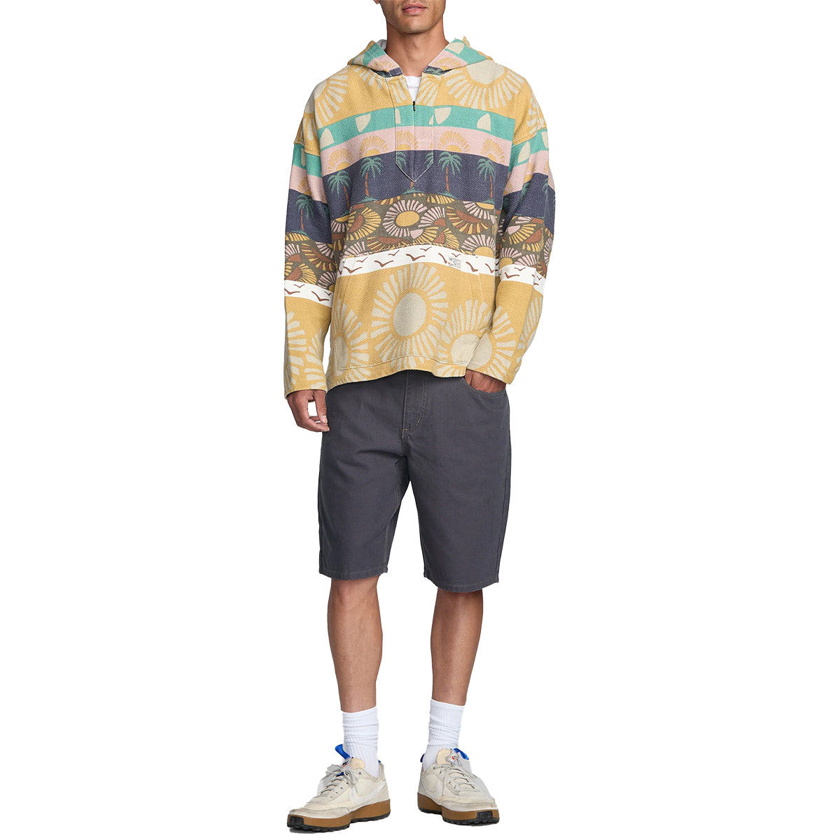 RVCA Exotica Poncho Pullover Hoodie