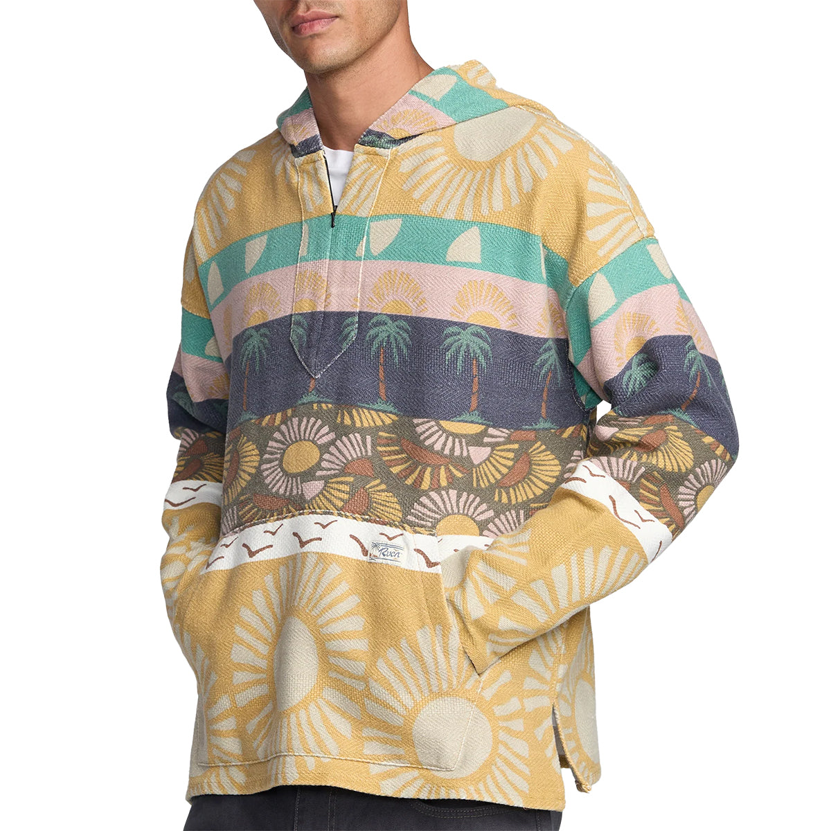 RVCA Exotica Poncho Pullover Hoodie