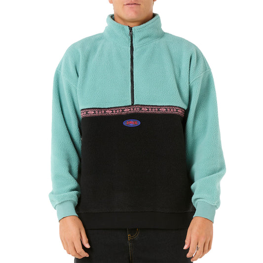 Rip Curl Raw Energy Quarter-Zip Polar Fleece Sweatshirt