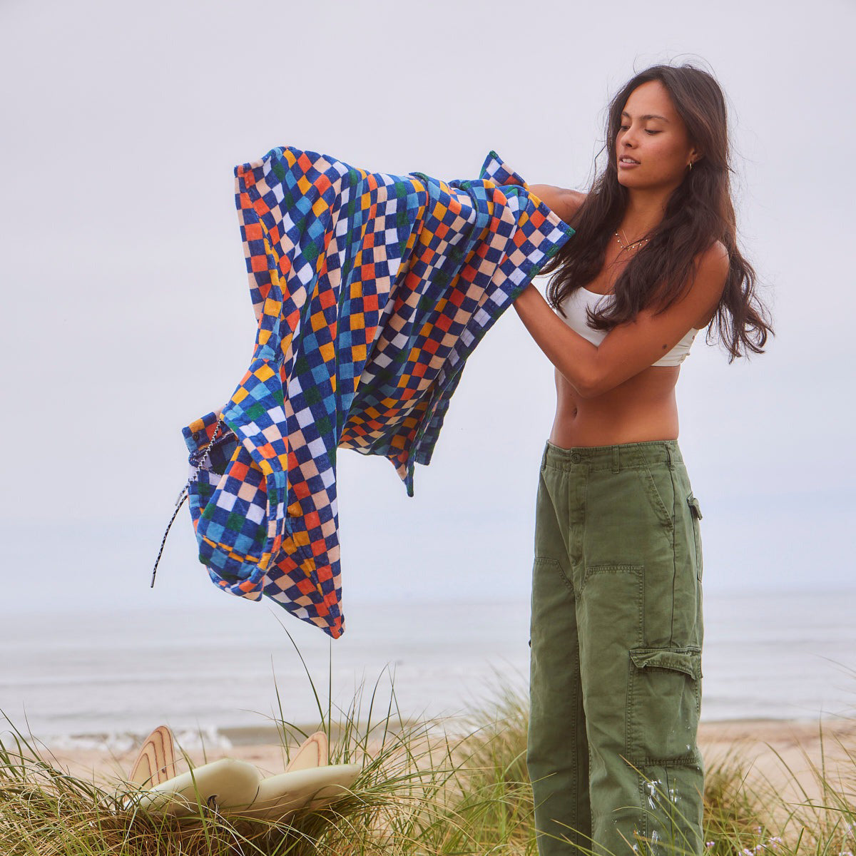 Slowtide Sundown Hooded Changing Poncho