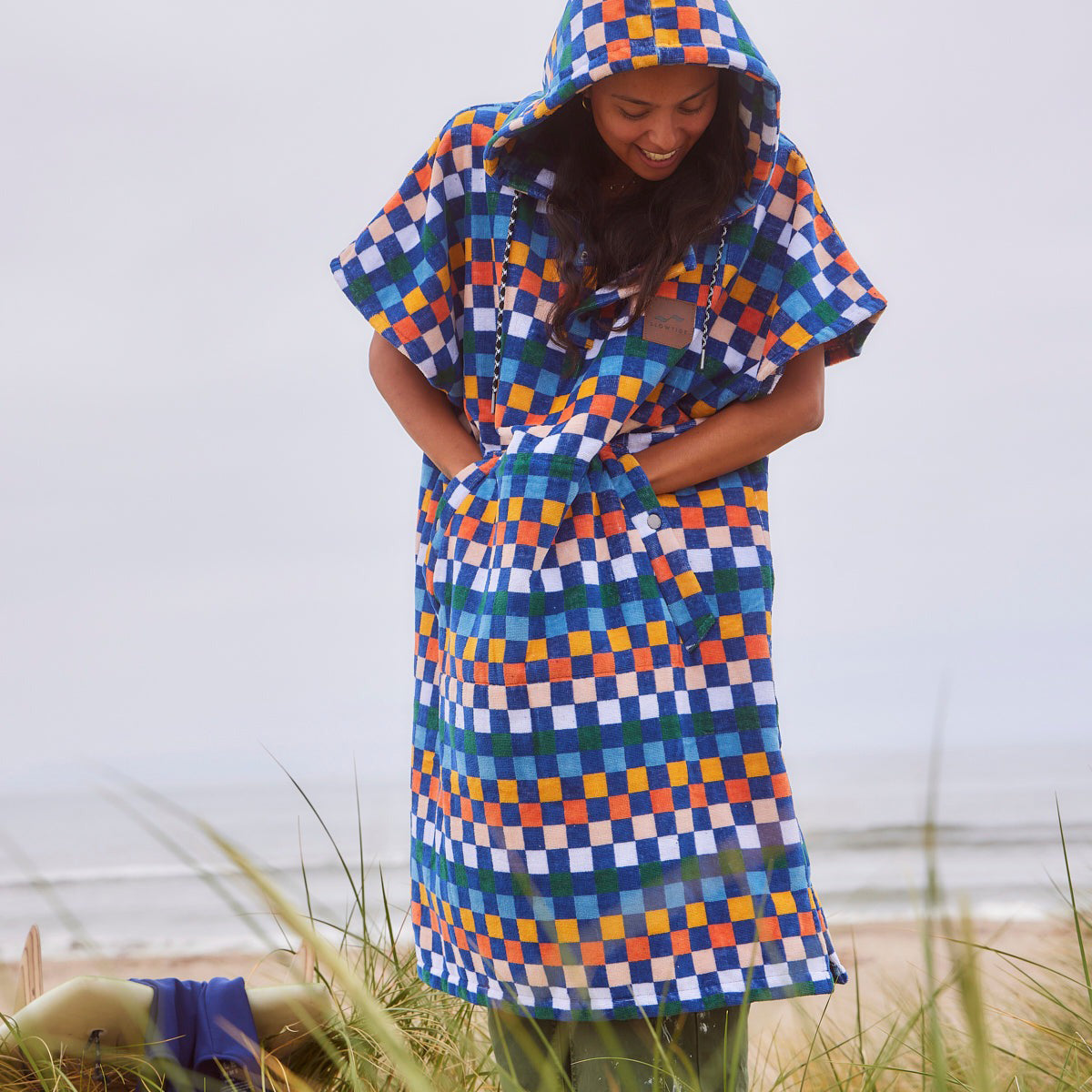 Slowtide Sundown Hooded Changing Poncho