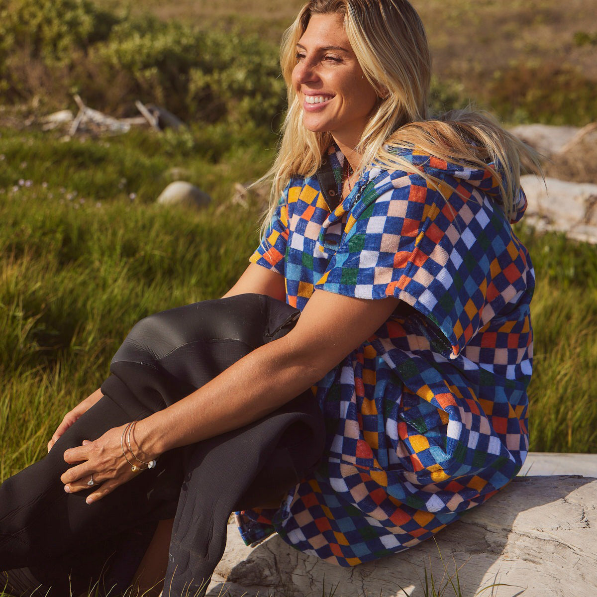 Slowtide Sundown Hooded Changing Poncho