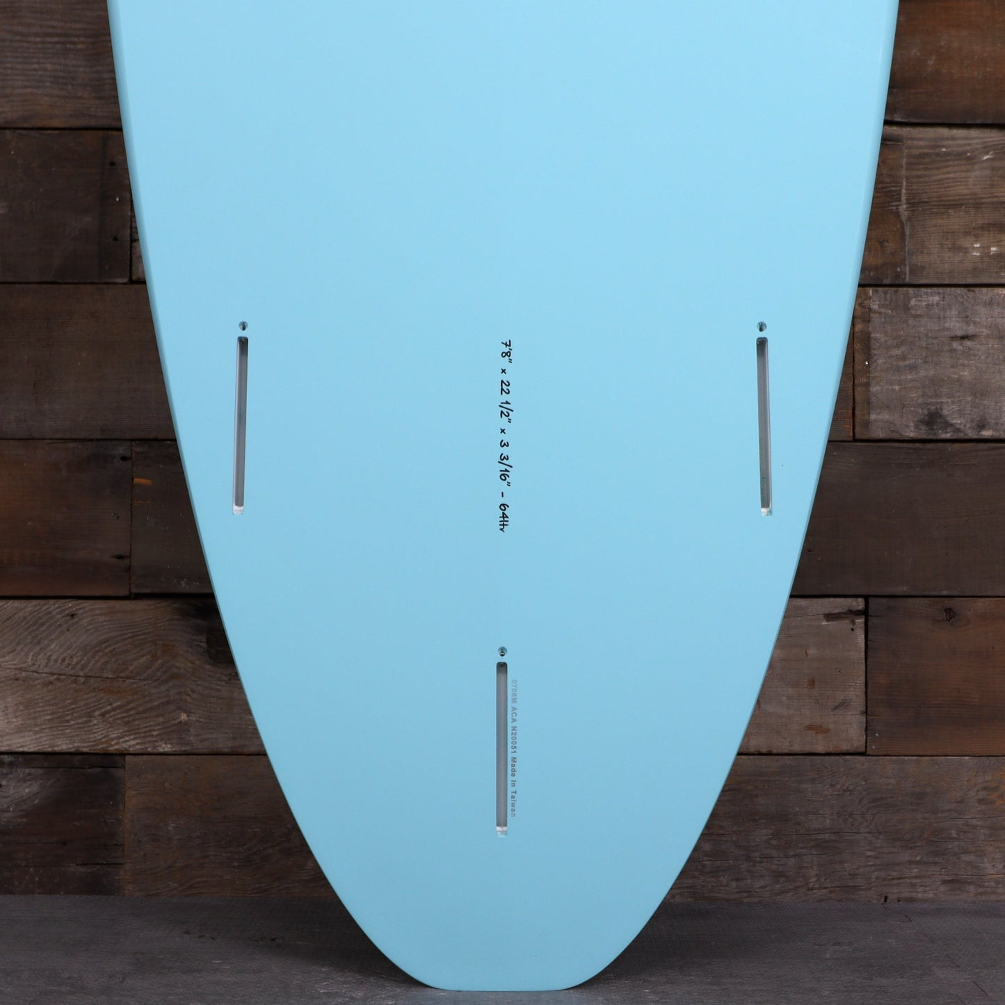 Torq Mod Fun V+ TET 7'8 x 22 ½ x 3 3/16 Surfboard - Blue Pattern • DAMAGED