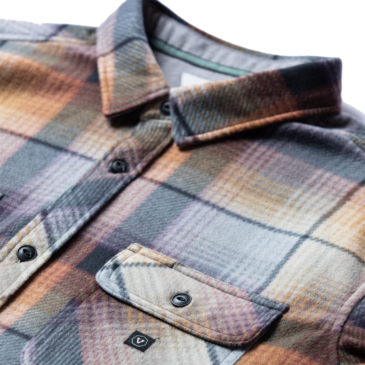 Vissla Eco-Zy Polar Long Sleeve Button-Up Flannel Shirt