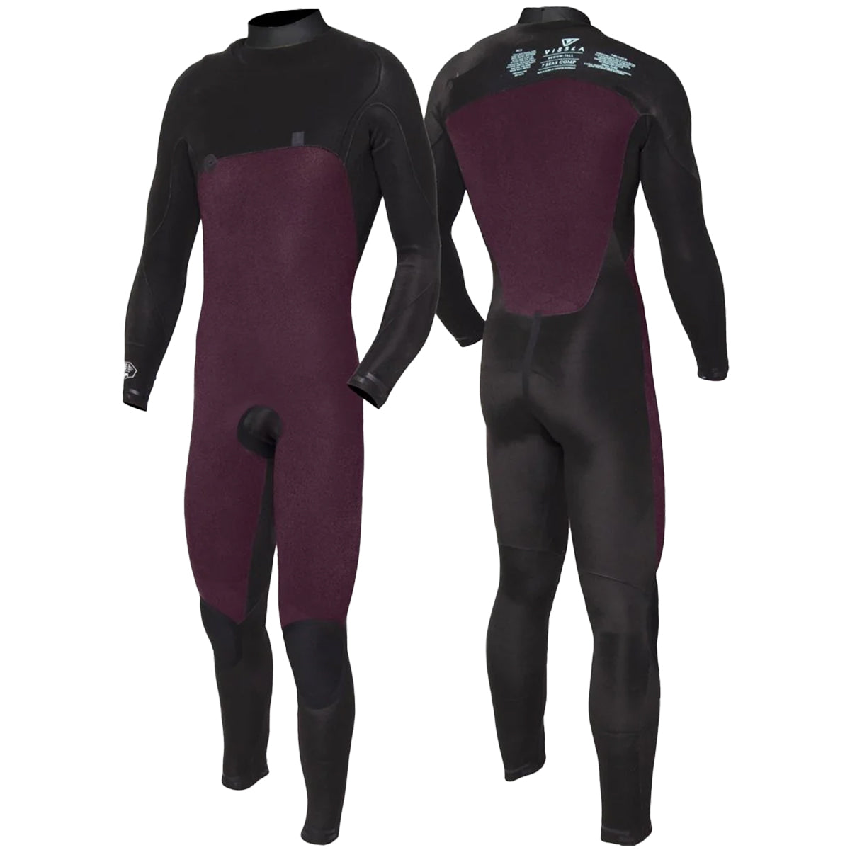 Vissla Seven Seas Comp 4/3 Chest-Zip Wetsuit