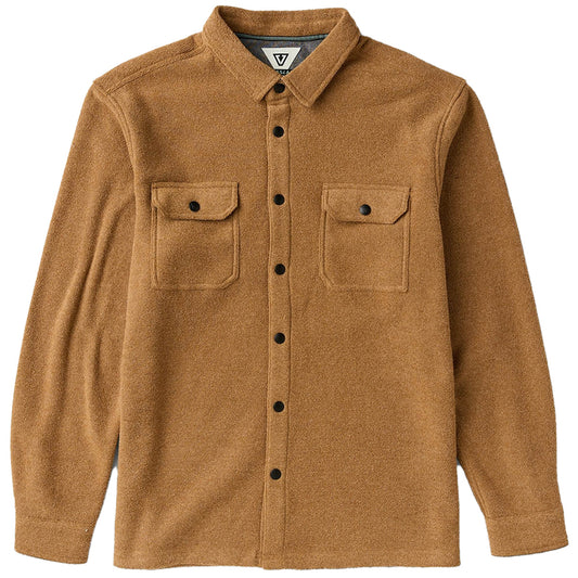 Vissla Looper Terry Eco Long Sleeve Button-Up Shirt