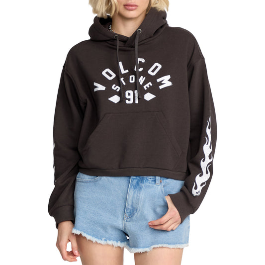 Volcom Women's 1991 Mini Pullover Hoodie