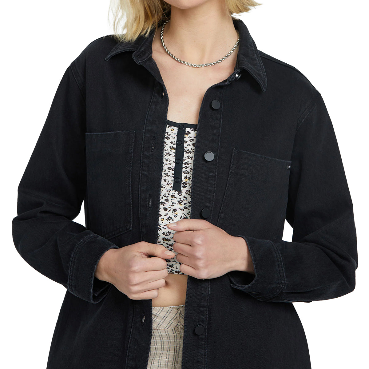 Volcom Women's Chill Trap 2 Denim Jacket