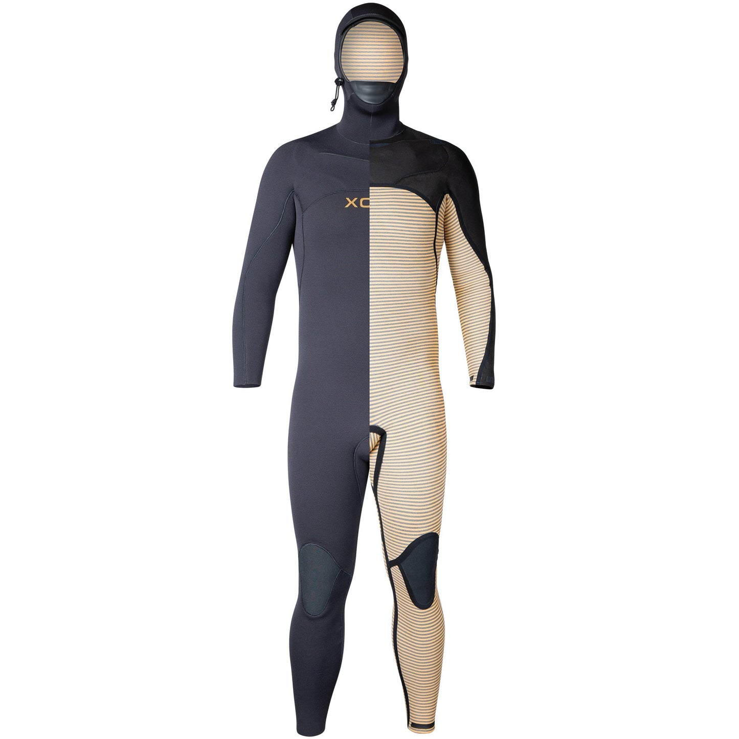 Xcel Comp+ 5/4 Hooded Chest-Zip Wetsuit